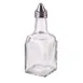 Winco G-104 Glass Oil & Vinegar Cruet, 6 oz Capacity, Clear Tabletop Condiment Dispenser - 1 Dozen 1 image