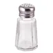 Winco G-105 Glass Salt & Pepper Shaker, 1 oz, 18/0 Stainless Mushroom Top, Glass Jar - 1 Dozen 1 image