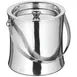 Winco ICB-60 Stainless Steel Double Wall 60 oz. Ice Bucket w/ Cover 1 image