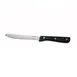 Winco K-80P Jumbo Steak Knife, 9.5" OAL, 5" Stainless Blade, Round Tip, Solid POM Handle - 1 Dozen 1 image
