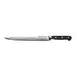 Winco KFP-101 Acero Stainless Steel Slicer Knife w/ Granton Edge & Black Handle 1 image