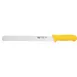Winco KWP-121Y 12" Stäl Stainless Steel Serrated Bread Knife w/ Yellow Handle 1 image