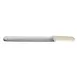 inco KWP-123 Stäl 12" High Carbon Steel Slicing Knife w/ White Polypropylene Handle 1 image