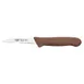 Winco KWP-30N Paring Knife – 3-1/4" German Steel Blade, Brown Polypropylene Handle - 2/Pack 1 image