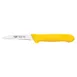 Winco KWP-30Y Paring Knife, 3-1/4" Spear Point Blade Carbon Steel, Yellow Plastic Handle - 2/Pack 1 image