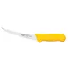 Winco KWP-60Y Stäl 6" High Carbon Stainless Steel Curved Boning Knife w/ Yellow Handle 1 image