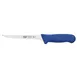 Winco KWP-61U Stäl 6" High Carbon Stainless Steel Narrow Boning Knife w/ Blue Handle 1 image