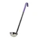 Winco LDC-4P 4 oz One-Piece Stainless Steel Serving Ladle w/ 15 1/2" Color-Coded Handle 1 image