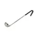 Winco LDCN-1 Black 1 oz Prime Series One-Piece Stainless Steel Serving Ladle  1 image