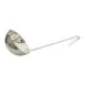 Winco LDI-16 Stainless Steel 12 1/2" Round Bottom 1 Piece 16 oz. Serving Ladle 1 image