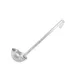 Winco LDI-6 One-Piece Stainless Steel 6 oz LDI Series Serving Ladle w/ 12 1/2" Long Handle 1 image