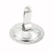 Winco MH-2C Menu Card Clip Holder, 2½" x 2½" Stainless Steel Straight Clip, Height 3" less, 1 Dozen 1 image