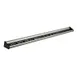 Winco MHH-24 24" Aluminum Mop Rack with Rubber Bristles 1 image