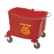 Winco MPB-36BR 36 Quart Replacement Bucket Only for MPB-36R / Red 1 image