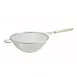 Winco MSTF-10S 10 1/4" Diameter Single Mesh Strainer, Round w/ Wood Handle  1 image