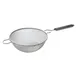 Winco MSTP-10SM 10.25" Single Medium Mesh Strainer, Stainless Steel w/ Plastic Handle  1 image