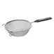 Winco MSTP-6DF 6.25" Double Fine Mesh Strainer, Stainless Steel w/ Plastic Handle  1 image