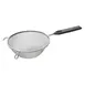 Winco MSTP-6SF 6.25" Single Fine Mesh Strainer, Stainless Steel w/ Plastic Handle  1 image