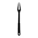 Winco NC-PF2 Black 2 Prong Nylon 12" Cooks Fork, Black 1 image