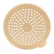 Winco PDG-BL 10 oz Beige Plastic Dredge Lid, Perforated Top, NSF, Fits PDG-10 & PDG-10AC - 6/Pack 1 image