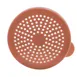 Winco PDG-RL Dredge Lid, 10 oz Rose Polycarbonate Plastic, Perforated Top, Red Finish – 6/Pack 1 image