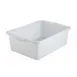 Winco PL-7W White Dish Box, 1-Compartment, Polypropylene 1 image