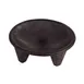Winco PMP-12 Molcajete Salsa Plate Set, 12-oz BPA-Free Polypropylene, Black, 2-Plate 1 image