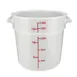 Winco PPRC-18W 18 qt White Round Food Storage Container, Polypropylene 1 image