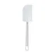 Winco PSC-10 10" White Plastic Scraper, Flat Blade, Withstands Temperatures Up To 120°F 1 image
