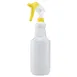 Winco PSR-9Y Spray Bottle, 28 oz. Plastic, Yellow/White Sprayer 1 image