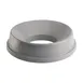 Winco PTCRL-22G Round Funnel Top Lid for PTCR-22G, Plastic, Gray 1 image