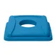 Winco PTCSB-23L Bottle/Can Lid, Square, Polystyrene, Blue (for PTCS-23L) 1 image