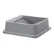 Winco PTCSL-23G Lid, Square, Polystyrene, Gray (for PTCS-23G)  1 image