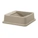 Winco PTCSL-35BE Lid, Square, Polystyrene, Beige (for PTCS-35BE)  1 image