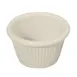Winco RFM-1B - 1.5 oz Fluted Bone Melamine Ramekin, Heat‑Resistant 212°F, Dishwasher‑Safe - 1 Dozen 2 image