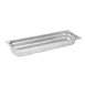 Winco SPJH-2HL 2 1/2" 1/2 Long Size Stainless Steel Steam Table Pan 1 image