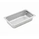 Winco SPJH-402 2 1/2" 1/4 Size Solid Anti-Jam Steam Table Pan  1 image
