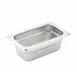 Winco SPJH-902 2 1/2" Deep 1/9 Size Standard Weight Anti-Jam Stainless Steel Steam Table Pan 1 image
