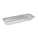Winco SPJL-2HL 2 1/2" Deep Stainless Steel Anti-Jam 1/2 Size Steam Table Pan 1 image