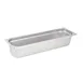 Winco SPJL-4HL 4" Deep NSF Stainless Steel Anti-Jam 1/2 Long Size Steam Table Pan 1 image