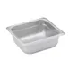 Winco SPJM-602 24 Gauge 2 1/2" 1/6 Size Solid Anti-Jam Steam Table Pan 1 image