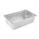 Winco SPJP-106 23 Gauge 6" Full Size Solid Anti-Jam Steam Table Pan  1 image