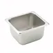 Winco SPS4 25 Gauge 4" 1/6 Size NSF Solid Steam Table Pan 1 image