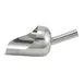 Winco SSC-3 Utility Scoop, 2 Qt., Stainless Steel 1 image