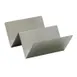 Winco TCHS-12 Taco Holder, 5-5/8"L X 4"W X 2"H, Holds 1-2 Tacos, Stainless Steel 1 image