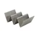 Winco TCHS-23MN Mini Taco Holder, 3-1/2"L X 2"W X 1"H, Holds 2-3 Tacos, Stainless Steel 1 image