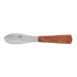 Winco TN713 3 5/8" Stainless Steel Sandwich Spreader with Wood Handle 1 image