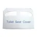 Winco TSC-250 Toilet Seat Cover Paper, Half Fold - 250/Bag 1 image