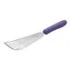 Winco TWP-60P 6 3/4" x 3 1/4" Stainless Steel Slotted Fish Spatula w/ Poly Handle 1 image