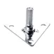 Winco VC-FP Shelving Foot Plate – Bumper and Leveling Feet, Includes 4 Screws per Pack - 1/Pack 1 image